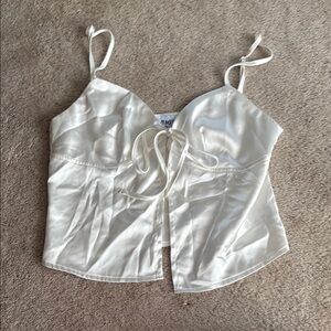 Princess Polly Ivory Satin Camisole
